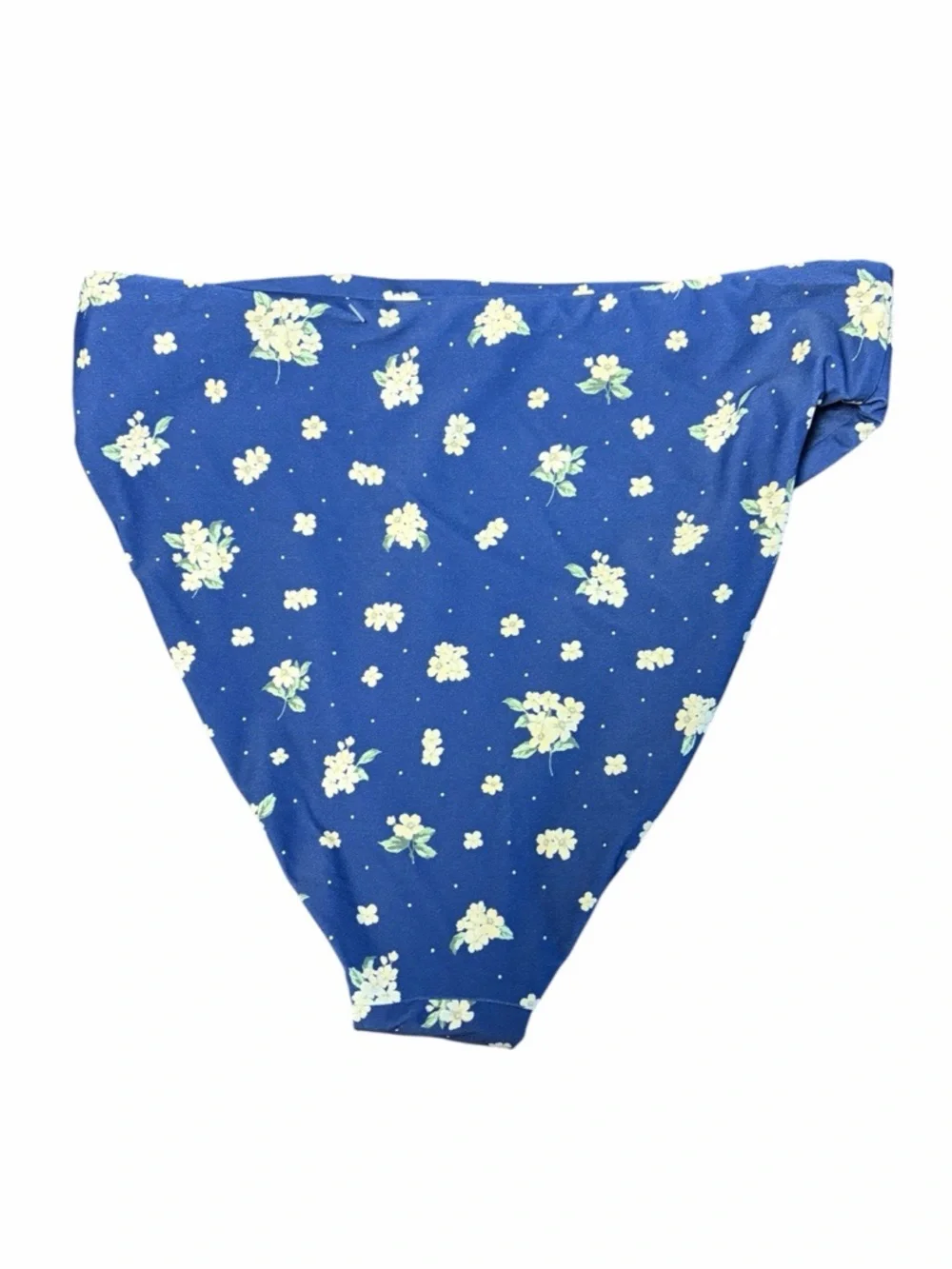 WeWoreWhat Polka Dot Floral High Rise Swim Bottom NWT